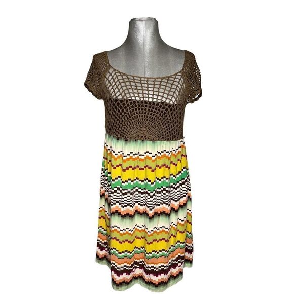 Moda International Sz S Crochet Top Dress - Picture 1 of 4